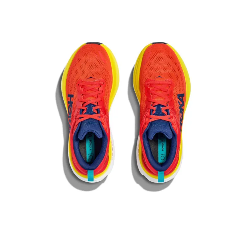 HOKA ONE ONE Bondi 8 Red Alert Flame-4