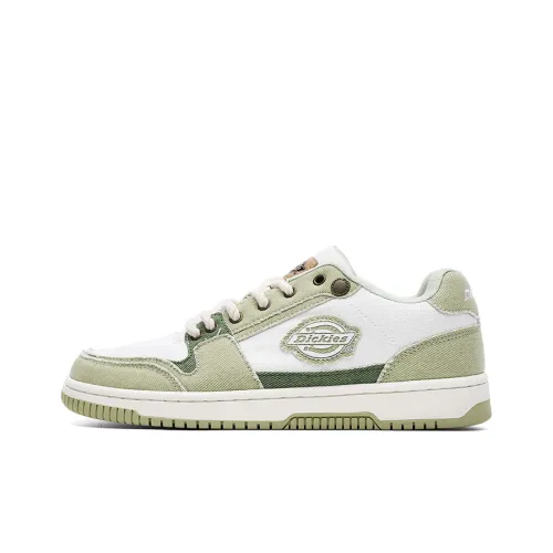 Dickies Skateboard Shoes Women's Low-Top Avocado Green/White