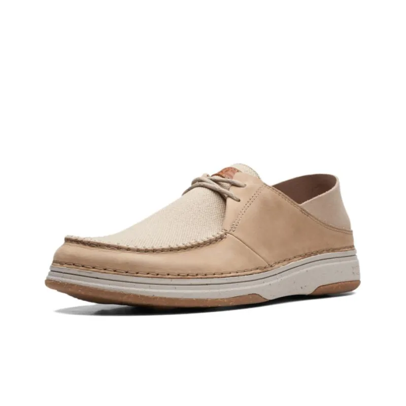 Clarks Casual Leather Shoes Men's Gray-1