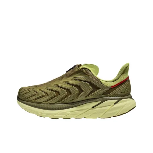 HOKA ONE ONE Project Clifton Avocado Dark Citron