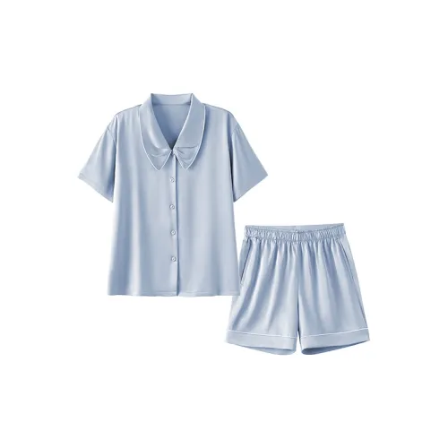 JINGYUN Pajama Set Women's Morning Mist Blue
