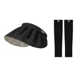 Black Hats & Caps+Black Cooling Arm Sleeves
