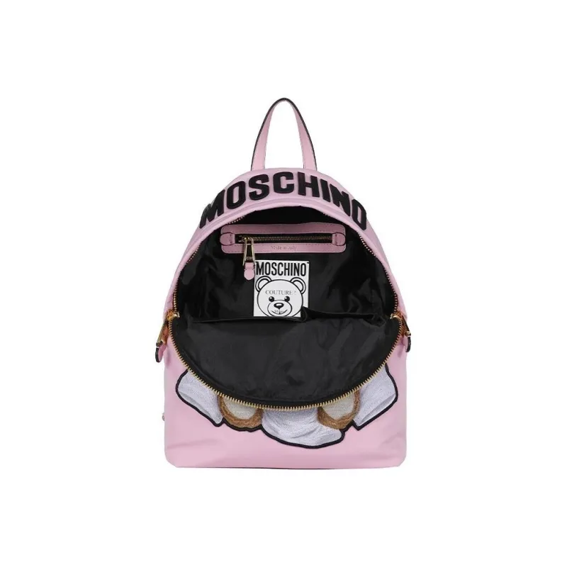MOSCHINO Polyester Backpack Women's Pink-4