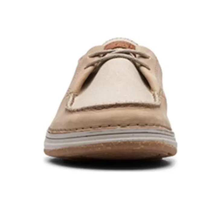 Clarks Casual Leather Shoes Men's Gray-2