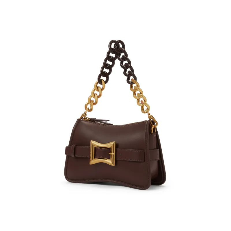 CHARLES&KEITH PU Small Square Shoulder Bag Handbag Small Size Women's Multicolor-6