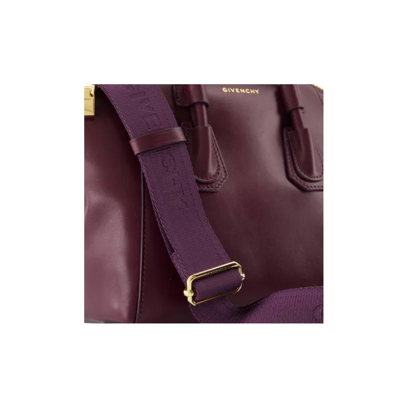 GIVENCHY Antigona Calfskin Shoulder Bag Crossbody Bag Handbag Mini Women's Red-4