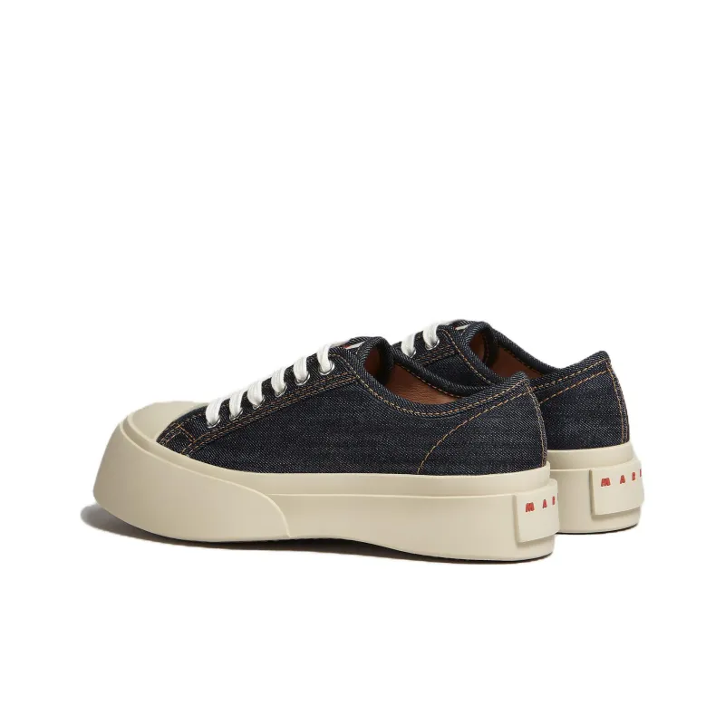 MARNI Denim Pablo Lace Up Sneakers Women's-3