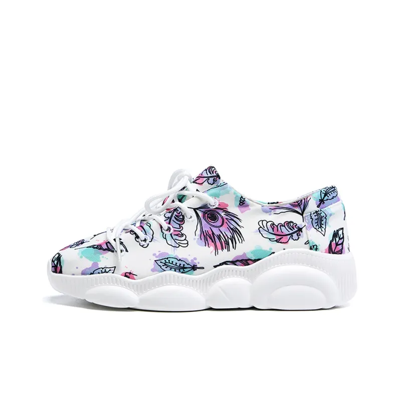 TT&MM Casual Shoes Women's Low Top Dark Blue/Light Blue/White-0