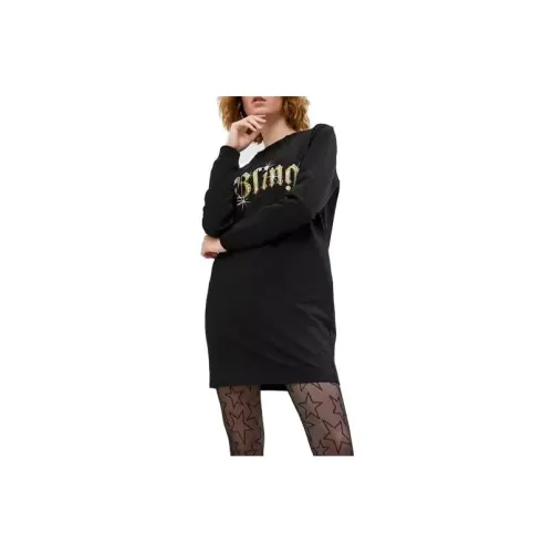 LOVE MOSCHINO Long-Sleeved Dresses Women's Black