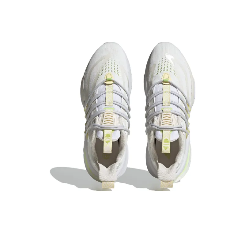 Adidas AlphaBoost V1 Running Shoes 'White Yellow'-2