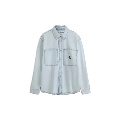 Calvin Klein Shirts Men Light Blue