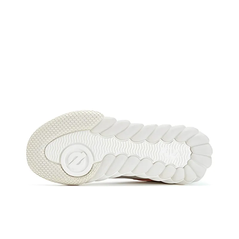 FILA CAMPO Anti Slip Wear Resistant Low Top Skateboard Shoes Women's Ecru-4