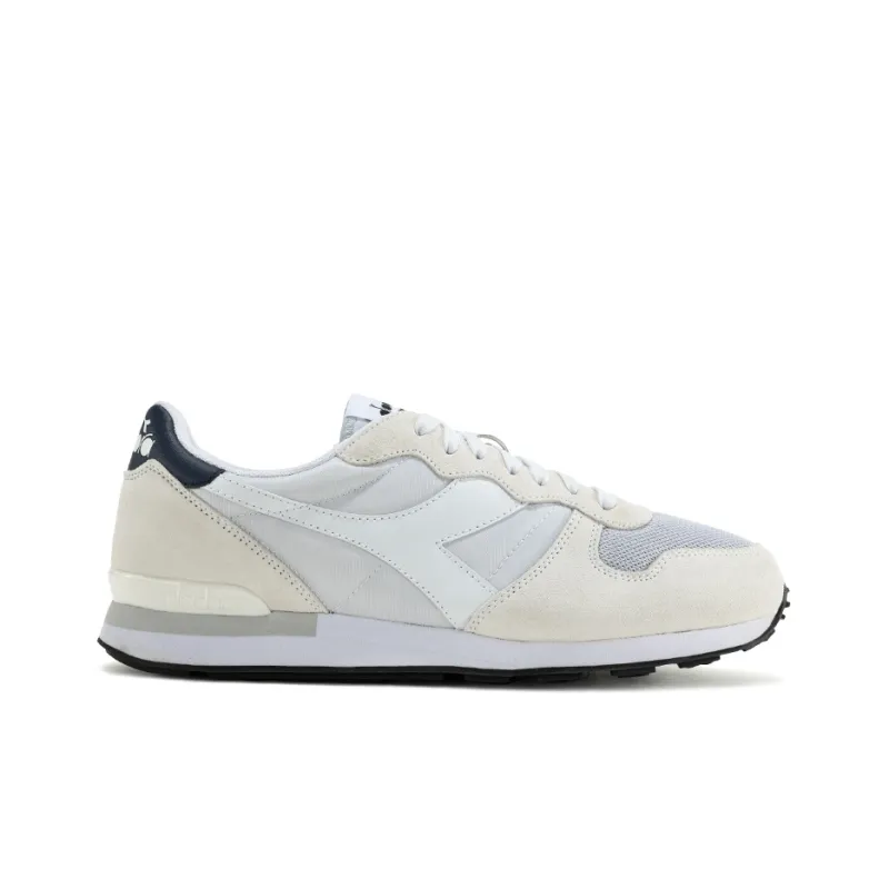 Diadora Cushioned Slip-Resistant Low-Top Casual Running Shoes Unisex Gray White-1