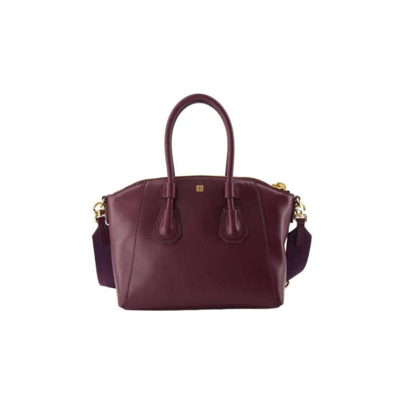 GIVENCHY Antigona Calfskin Shoulder Bag Crossbody Bag Handbag Mini Women's Red-1