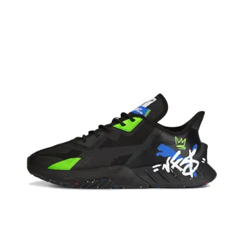 NFS x PUMA Maco SL Anti-Slip Wear-Resistant Low-Top Casual Shoes Unisex Black Green Blue