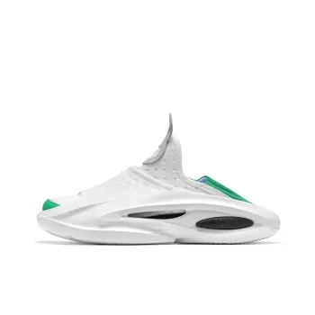 LOXKI Alpha 'Iteration' D Cushioning Height Increase Low Top Sports Casual Shoes Unisex White Green Tail