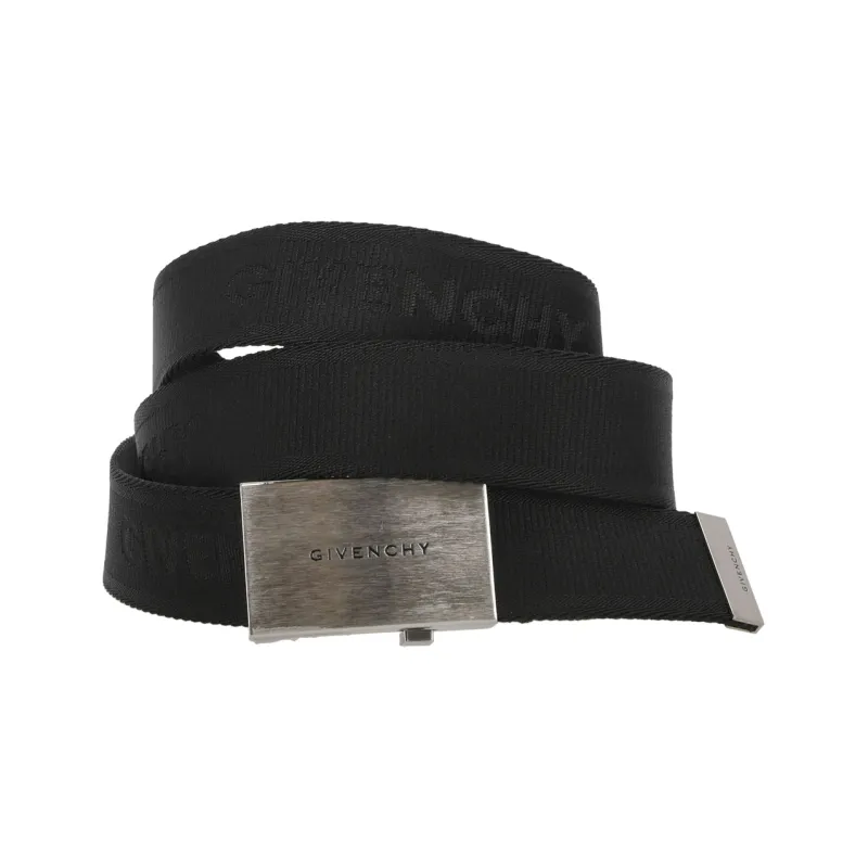 Givenchy Logo Engraved Skate Belt-0