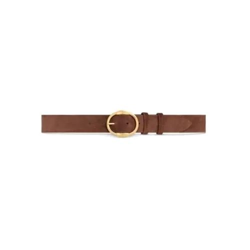 CELINE Leather Belts Women's Brown