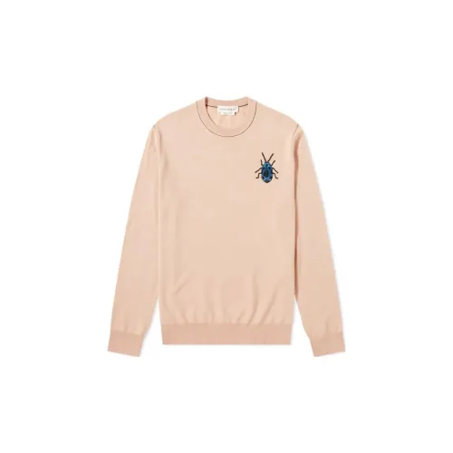 Alexander McQueen Sweaters Men Antique Pink