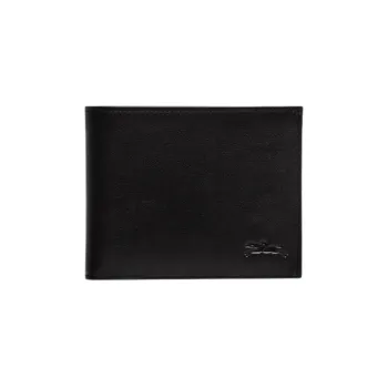 LONGCHAMP Baxi Cow Leather Wallet Men's Black