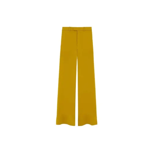 SAINT LAURENT Casual Pants Women's Moss Green Color