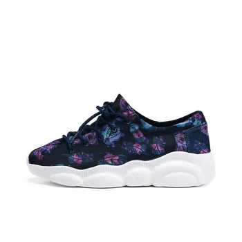 TT&MM Casual Shoes Women's Low Top Dark Blue/Light Blue/White