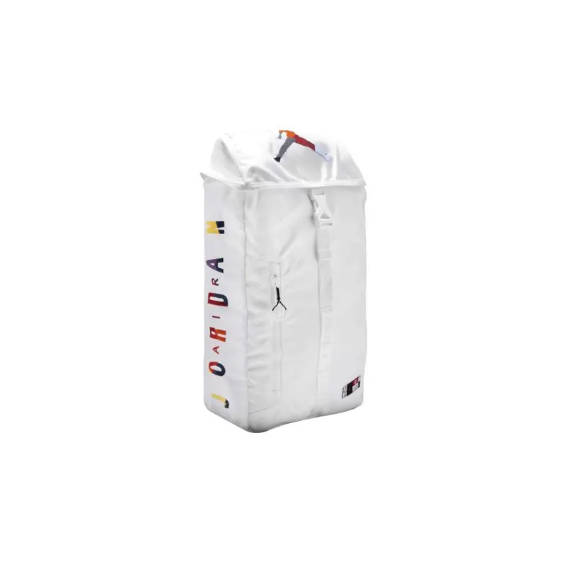 Jordan Polyester Basketball Bag Backpack Regular Unisex White-1
