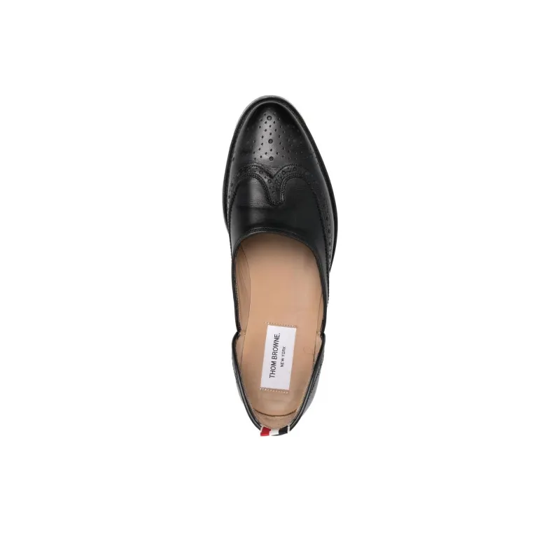THOM BROWNE· Vitello Casual Single Shoes Women's Black-4