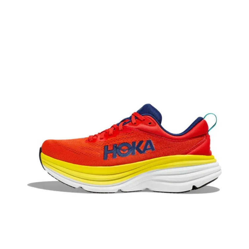 HOKA ONE ONE Bondi 8 Red Alert Flame-0