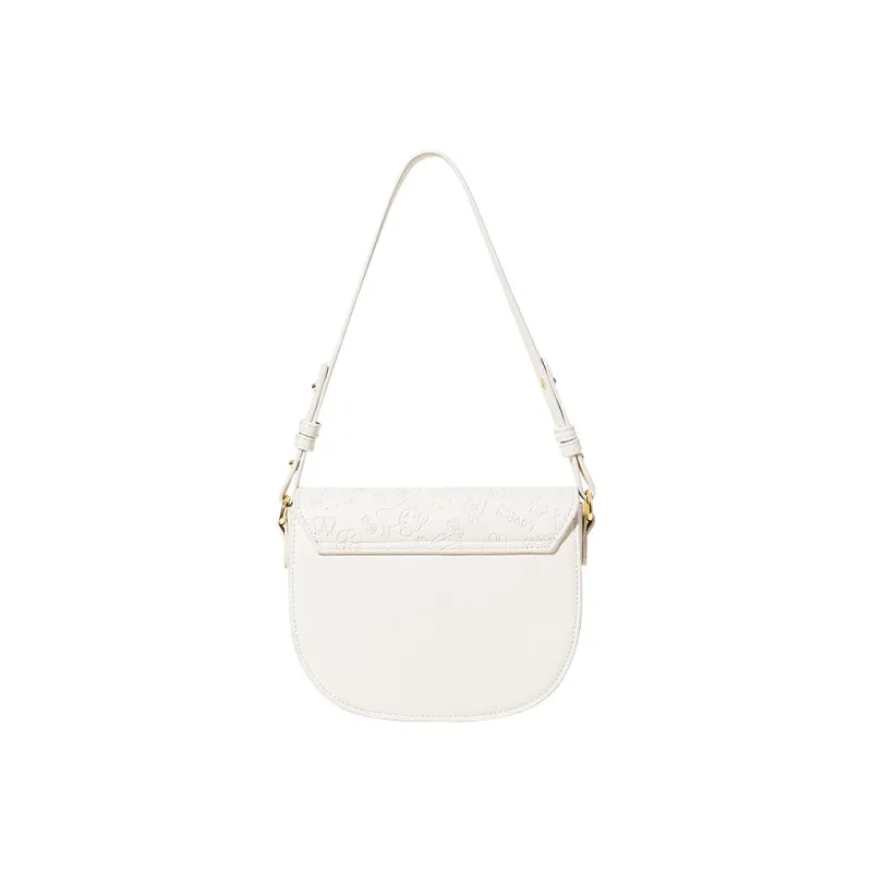 Miffy PU Saddle Bag, Shoulder Bag Women's Ecru/Khaki-2