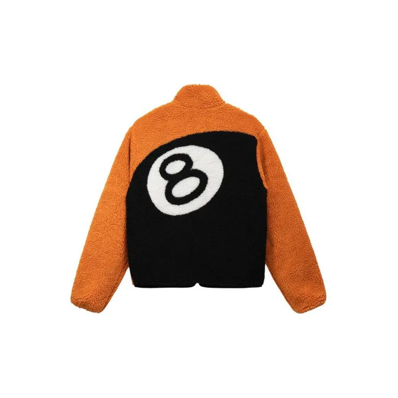 Stussy 8 Ball Sherpa Reversible Jacket-1