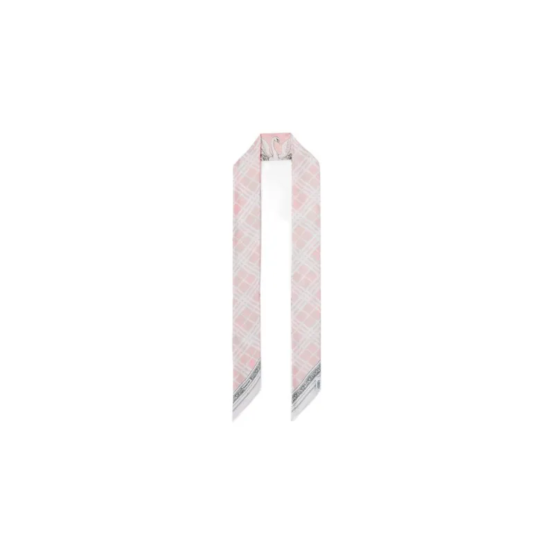 Burberry Statue Print Skinny Scarf-1