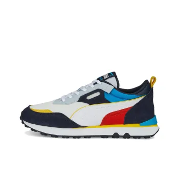 PUMA Rider FV Future Vintage Anti Slip Wear Resistant Low Top Sports Casual Shoes Men's White Black Red