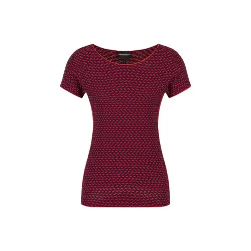 EMPORIO ARMANI Crop Tops Women's Red