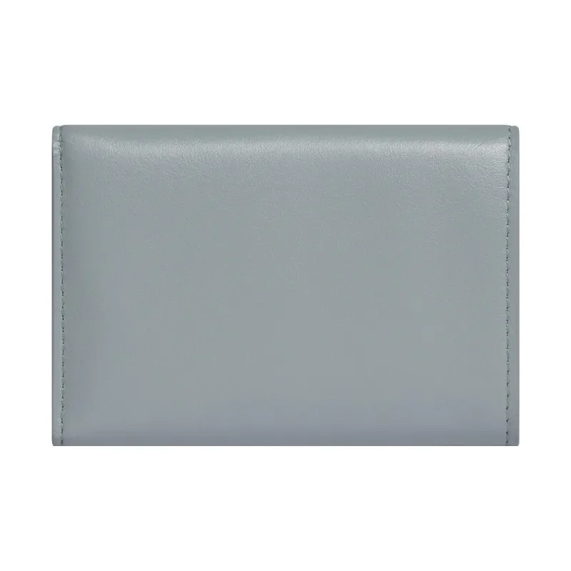 Balenciaga Smooth Calf Leather Wallet Mini Women's Blue-1