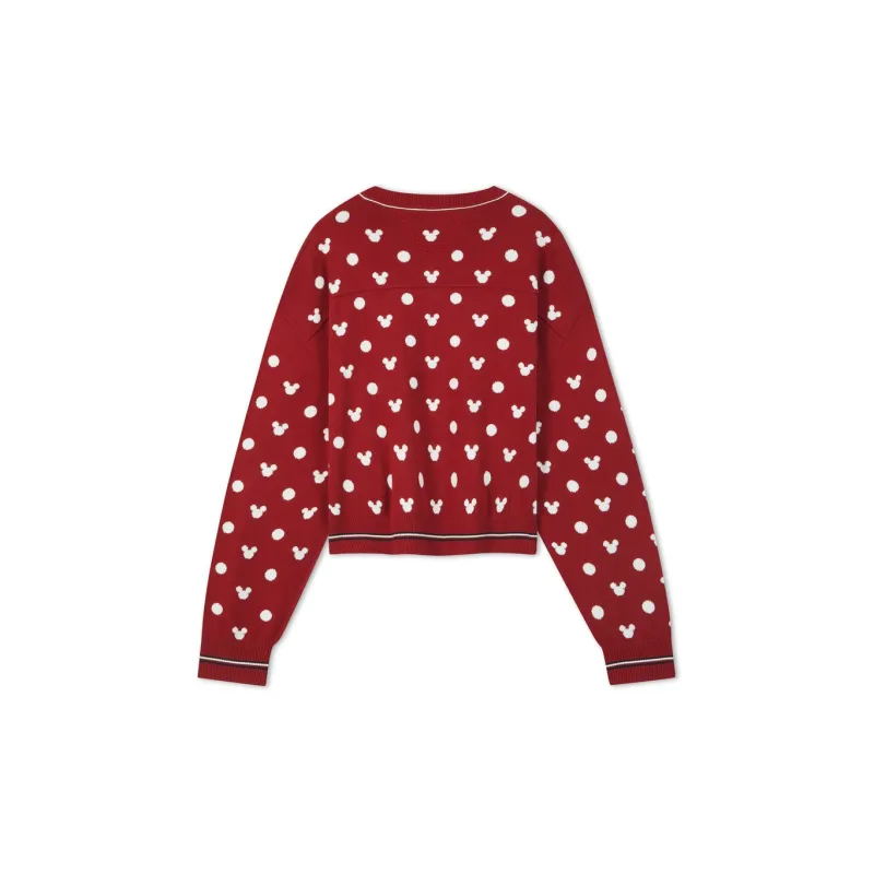 Tommy Hilfiger x Disney Tommy Hilfiger X DISNEY Co branded Series Knitwear Women's Red Print-1