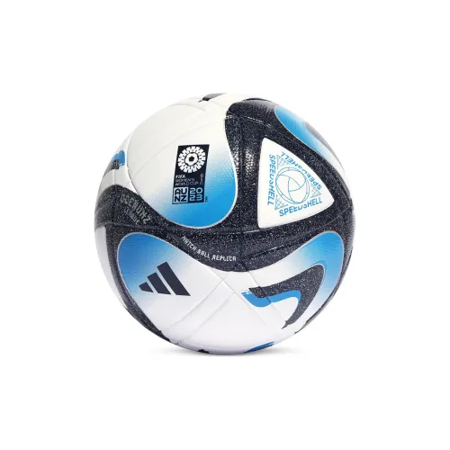 Adidas Size 5 Soccer TPU Seamless Thermal-bonding Unisex Black White Blue