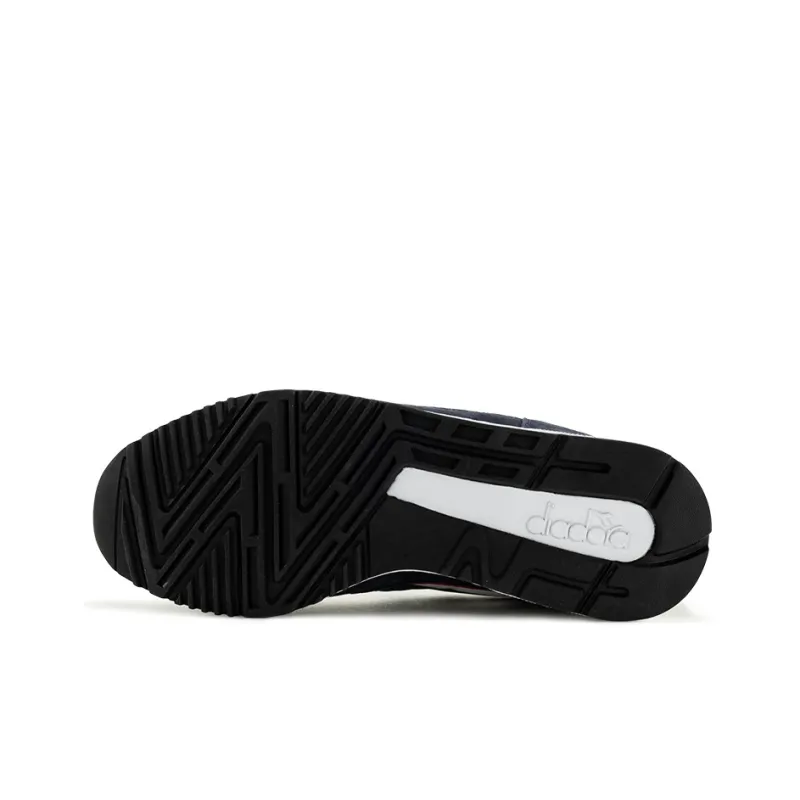 Diadora V7000 Low Top Running Shoes Unisex White Black-4