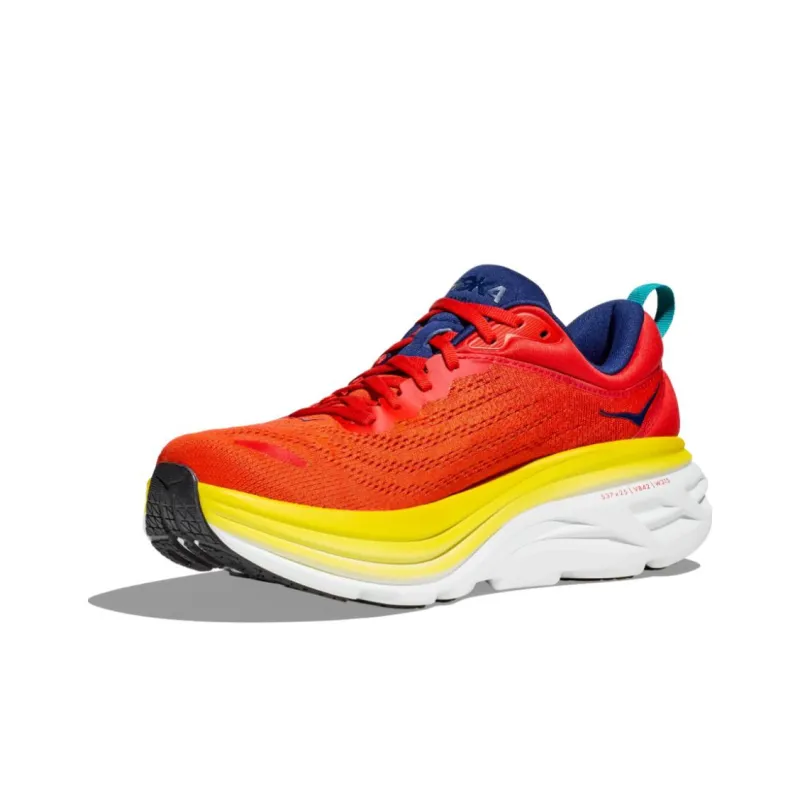 HOKA ONE ONE Bondi 8 Red Alert Flame-2