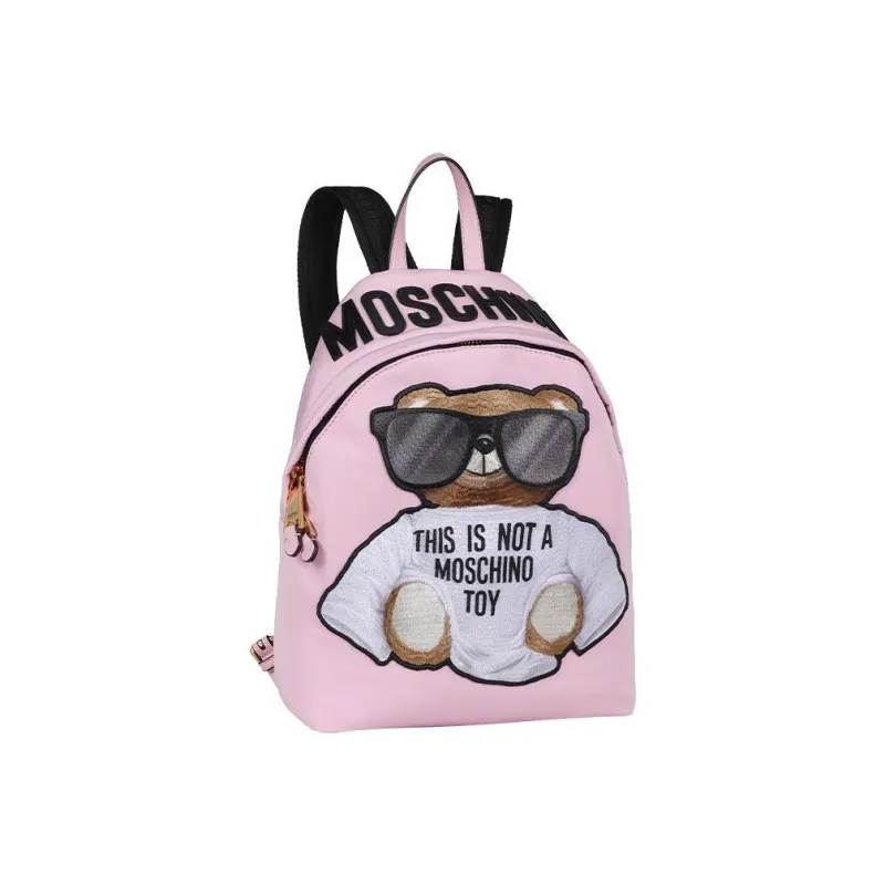 MOSCHINO Polyester Backpack Women's Pink-2