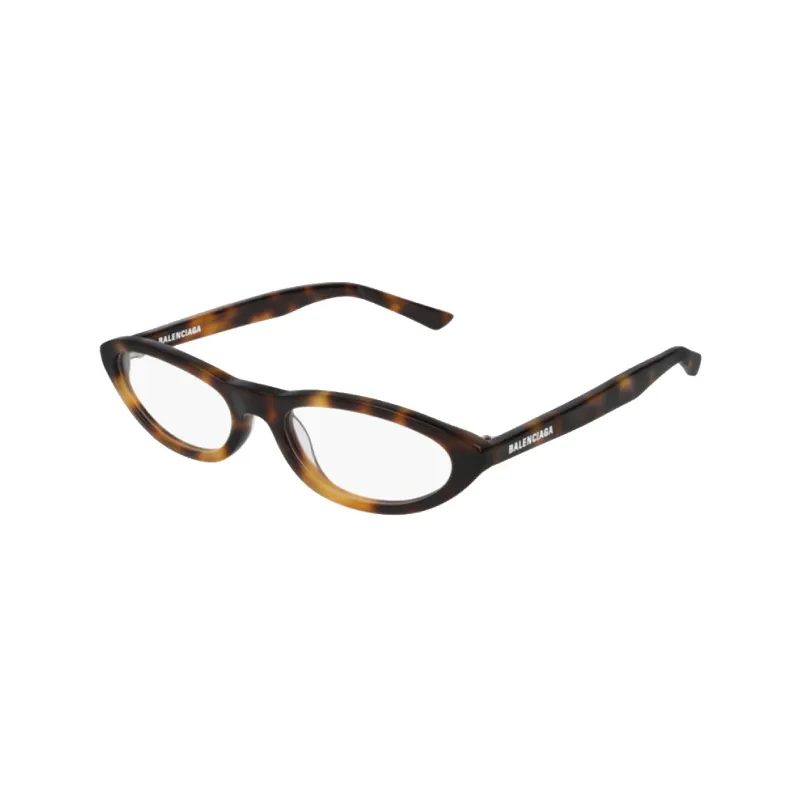 Balenciaga Injection Molding Oval Optical Glasses Unisex Tortoiseshell-0