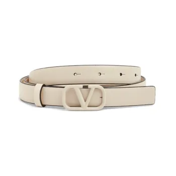 Valentino Leather Belts Women's White