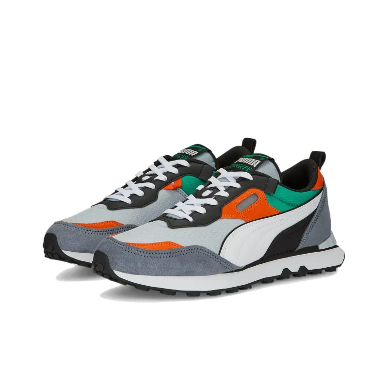 PUMA Rider FV Future Vintage Anti-Slip Wear-Resistant Low-Top Sports Casual Shoes Men's Gray White Black-2