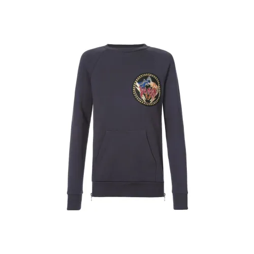 BALMAIN Sweaters Men Navy Blue