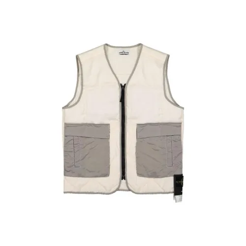 STONE ISLAND Vests Unisex Light Beige