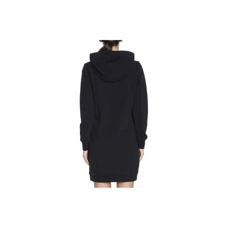 EMPORIO ARMANI EA7 Long Sleeved Dresses Women's Black-2