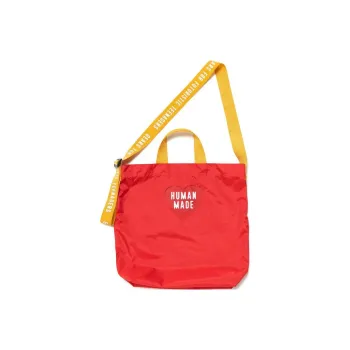 HUMAN MADE Nylon One Shoulder Handbag Crossbody Bag Regular Unisex Red