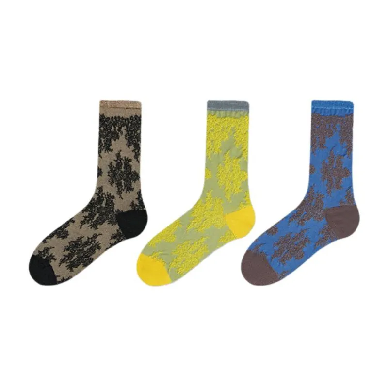 ALMOND ROCKS Women's Mid Calf Socks-2
