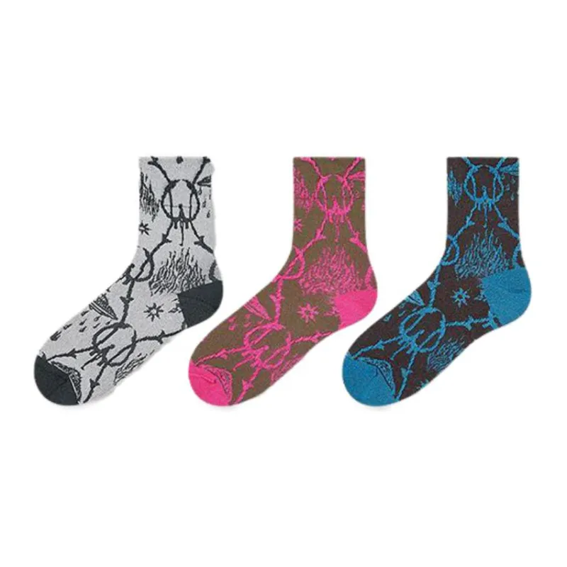 ALMOND ROCKS Women's Mid Calf Socks-13