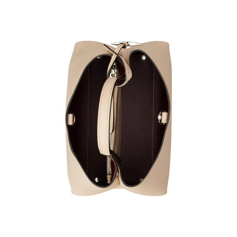 TOD'S Logo Embossed Mini Crossbody Bag-4